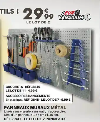 Shopix Panneaux muraux métal offre