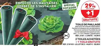 Shopix Toile de paillage offre