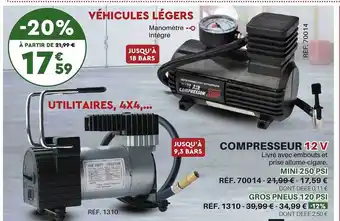 Compresseur 12v
