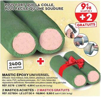 Shopix Mastic époxy universel offre