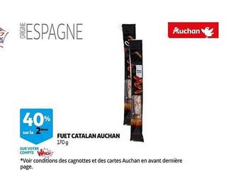 Auchan Fuet catalan auchan offre