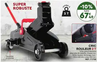 Shopix Cric rouleur 2t offre