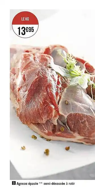 Casino Supermarchés Agneau épaule** semi-désossée à rôtir offre