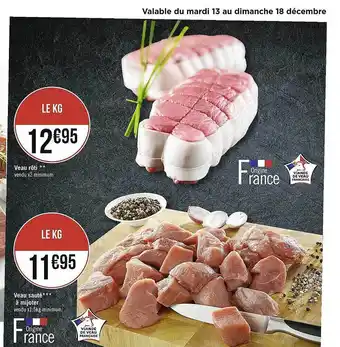 Casino Supermarchés Veau rôti**, veau sauté***à mijoter offre