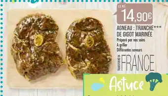 Match Agneau : Tranche de gigot marinée offre