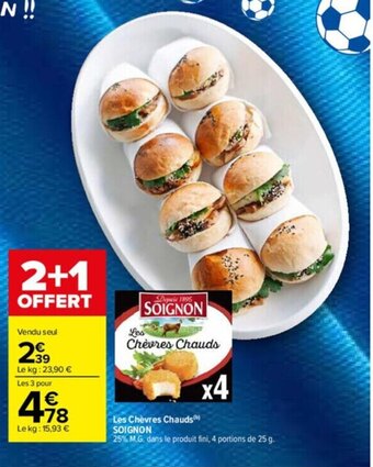 Carrefour Les Chevres Chauds Soignon offre