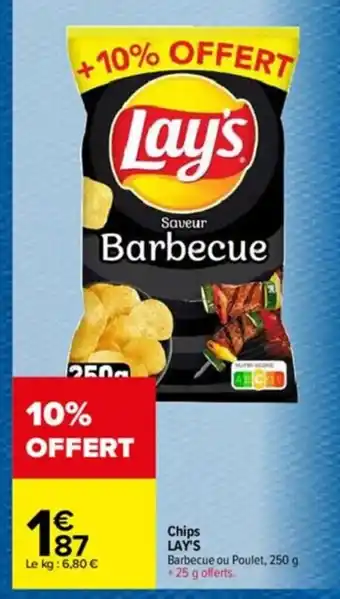 Carrefour Chips Lay's offre