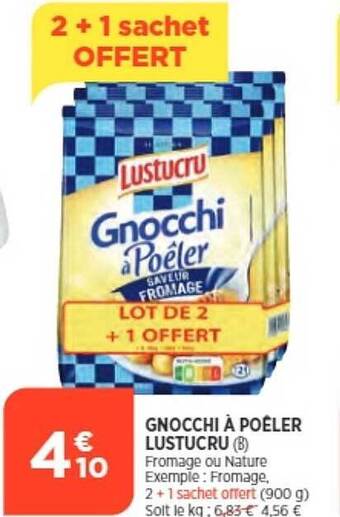 Bi1 Gnocchi à poêler lustucru offre