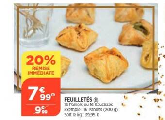 Bi1 Feuilletés offre