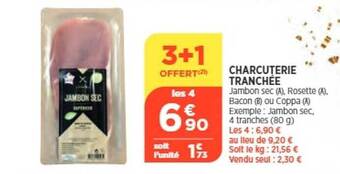 Bi1 Charcuterie tranchée offre