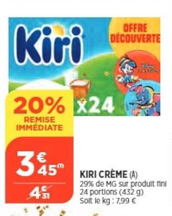 Bi1 Kiri crème offre