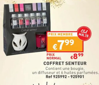 Trafic Coffret Senteur offre