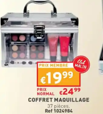 Trafic Coffret Maquillage offre