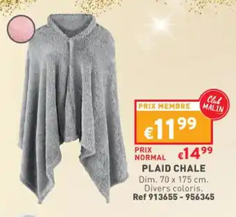 Trafic Plaid Chale offre