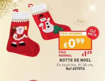 Trafic Botte de Noel offre