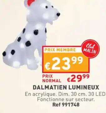 Trafic Dalmatien Lumineux offre