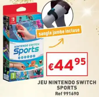 Trafic Jeu Nintendo Switch Sports offre
