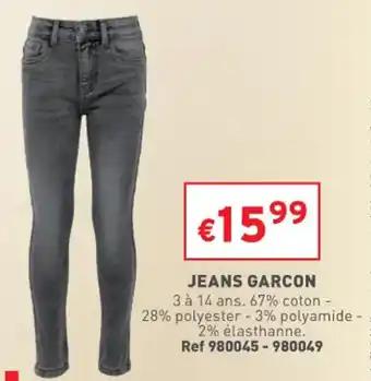 Trafic Jeans Garcon offre