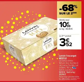 Lanvin L'Escargot Nestlé