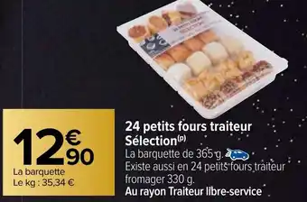 24 Petits Fours Traiteur Sélection