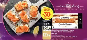 G20 Saumon fumé des highlands d'ecosse aux notes maltées grandes origines labeyrie offre
