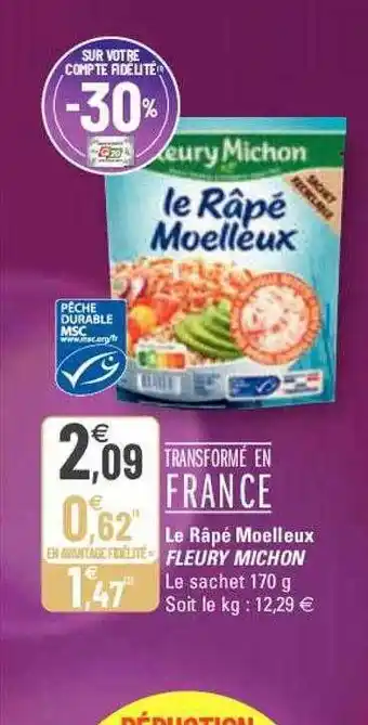 G20 Le râpé moelleux fleury michon offre