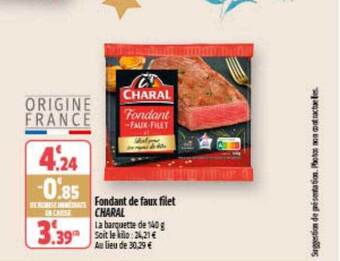 Fondant de faux filet charal