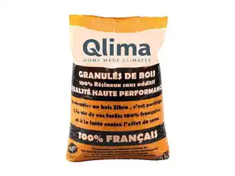 Granulés de bois qlima sac de 15 kg