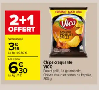 Carrefour Market Chips craquante Vico offre