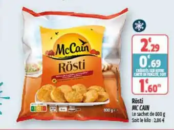 Rösti mccain