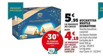 Bûchettes nestlé signature