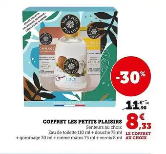 Super U Coffret les petits plaisirs offre