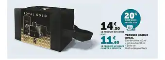 Super U Trousse homme royal offre