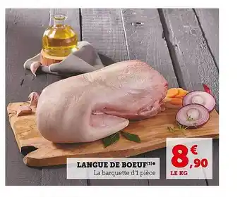Super U Langue de bœuf offre