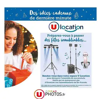 U location