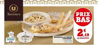 Super U Houmous à la truffe u saveurs offre