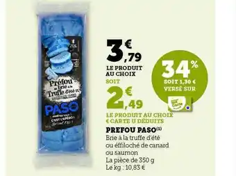 Hyper U Préfou paso offre
