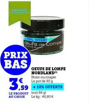 Œufs de lompe nordland