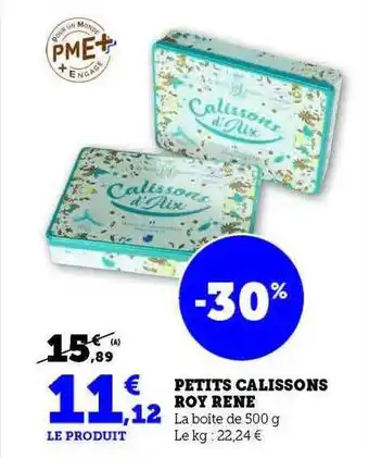 Petits calissons roy rené