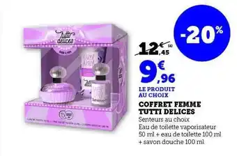 Hyper U Coffret femme tutti délices offre