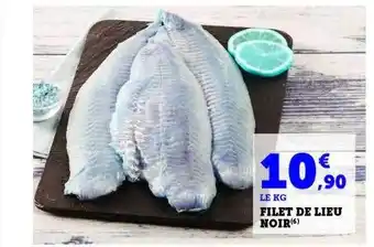 Hyper U Filet de lieu noir offre