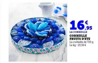 Hyper U Corbeille fruits d'été offre