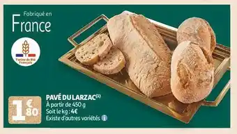 Auchan Pavé du larzac offre