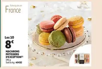 Macarons pĂątissiers d'exception