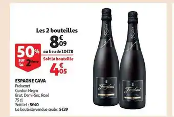 Auchan Espagne cava offre