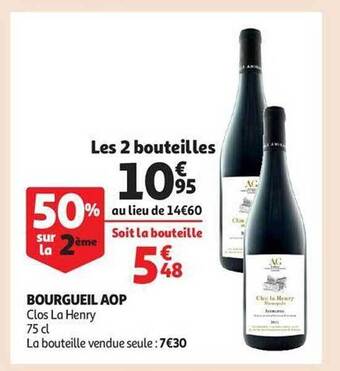 Auchan Bourgueil aop offre