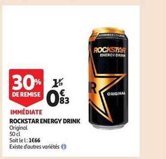 Auchan Rockstar energy drink offre