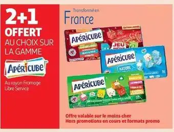 Auchan La gamme apéricube offre