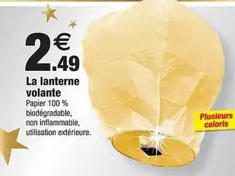 Bazarland La lanterne volante offre