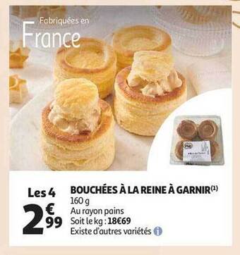 Auchan Bouchées à la reine à garnir offre